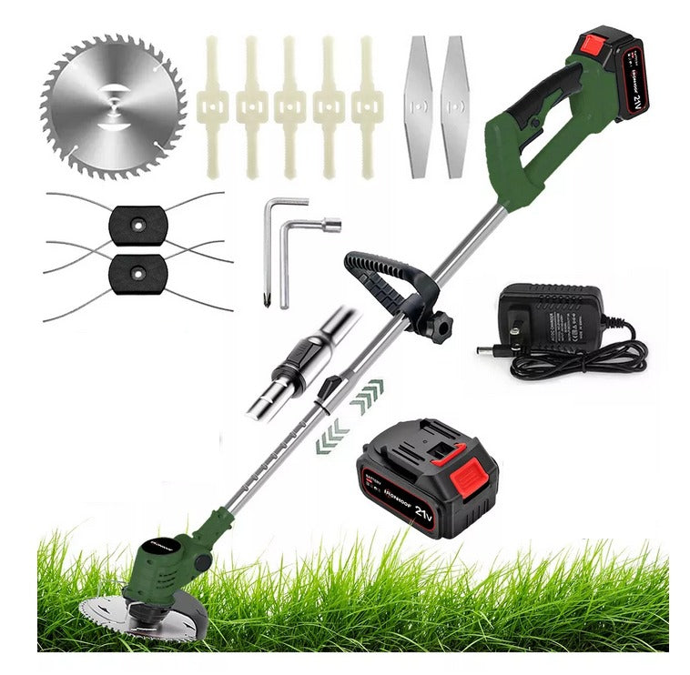 🌿 Cortadora de Césped Eléctrica Inalámbrica 21V