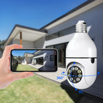 Cámara Bombillo Robótica 360° con Wi-Fi y Visión Nocturna 🎥🏡