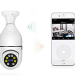 Cámara Bombillo Robótica 360° con Wi-Fi y Visión Nocturna 🎥🏡