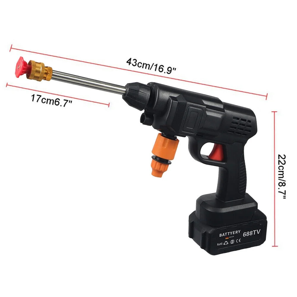 🚀 Hidrolavadora Portátil 2 Baterías 48V