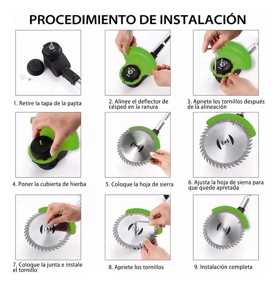 🌿 Desbrozadora Eléctrica Inalámbrica 4 en 1 – Plegable, Potente y Compacta 🌿