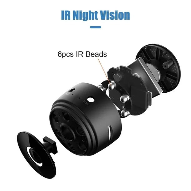 Mini Cámara Espía WiFi 360° 🎥