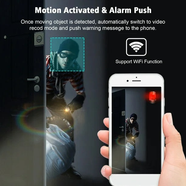 Mini Cámara Espía WiFi 360° 🎥