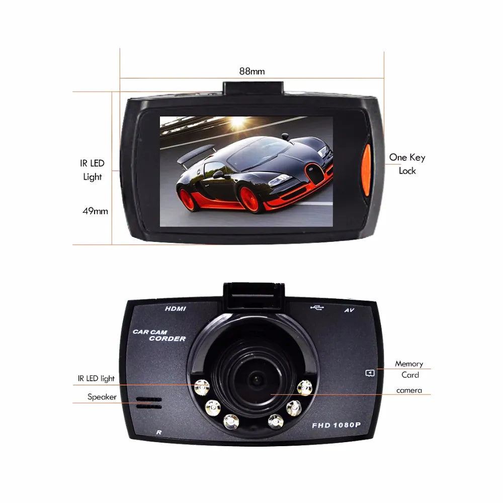 Cámara de Seguridad para Auto FHD 1080P 🚗✨