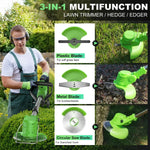 🌿 Desbrozadora Eléctrica Inalámbrica 4 en 1 – Plegable, Potente y Compacta 🌿